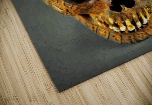 Carved human skull mohamed elabari puzzle