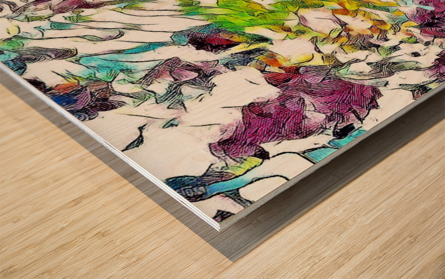 1264 Wood print