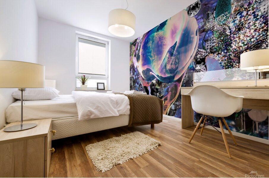 Cybernetro Mural print