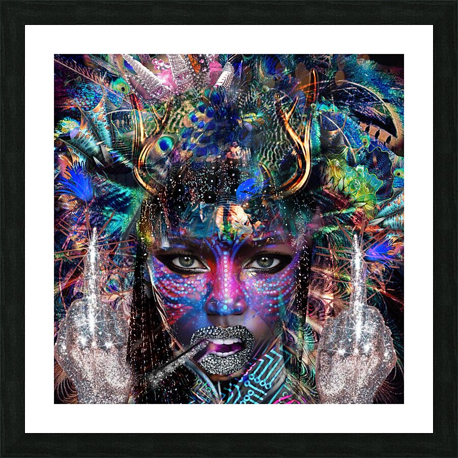 Astra the Weaver of Fates Picture Frame print