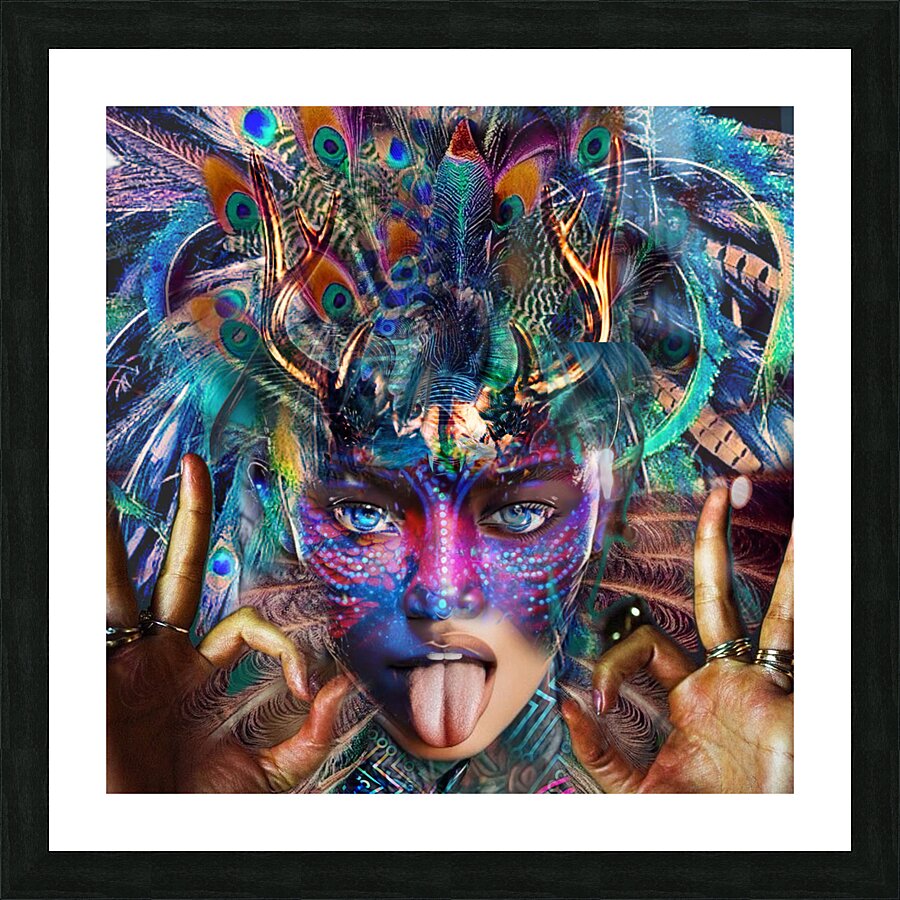 Kyros the Guardian of Balance Picture Frame print