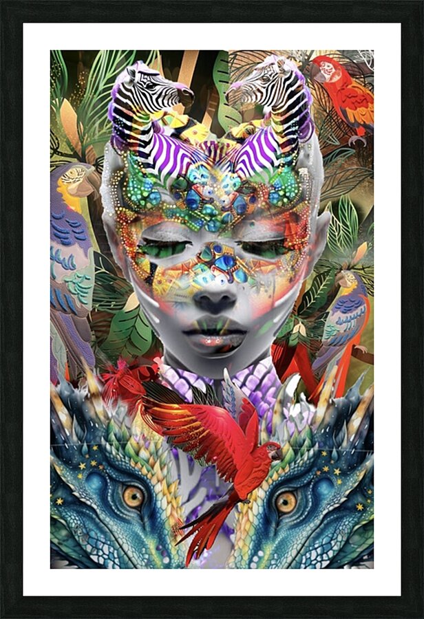 Nirvana Picture Frame print