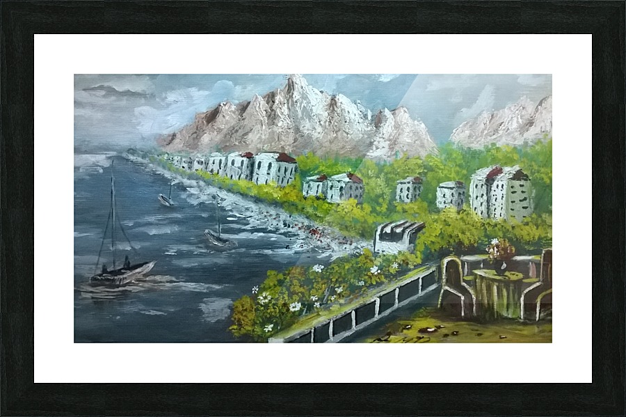By the shore   Picture Frame print