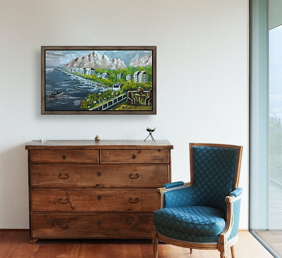 By the shore   Reproduction