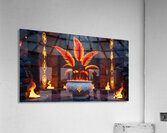Phoenix Bloom: The Flameborn Relic Acrylic Print
