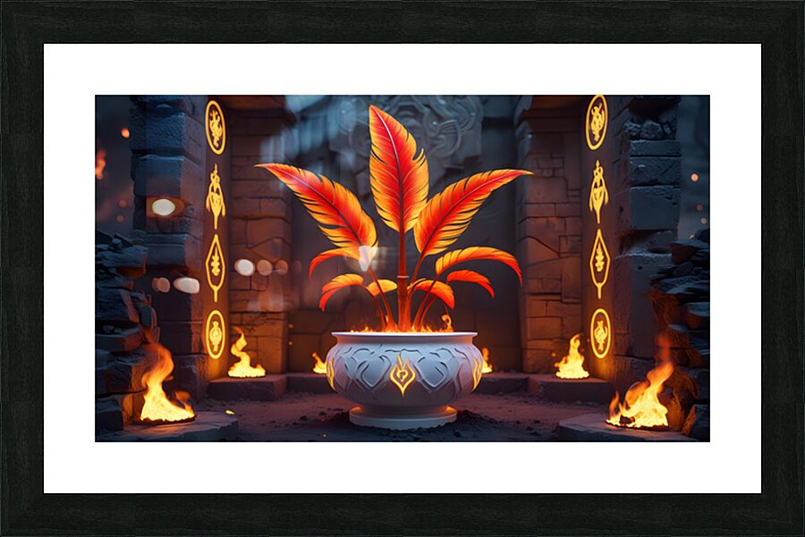 Phoenix Bloom: The Flameborn Relic Picture Frame print