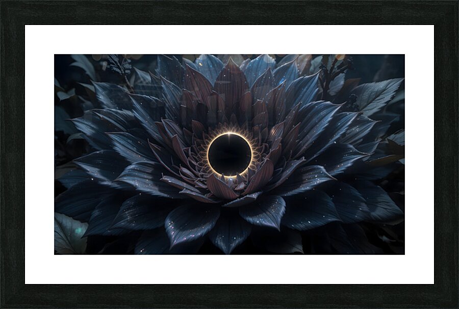 Eclipse Bloom: The Hidden Garden Picture Frame print