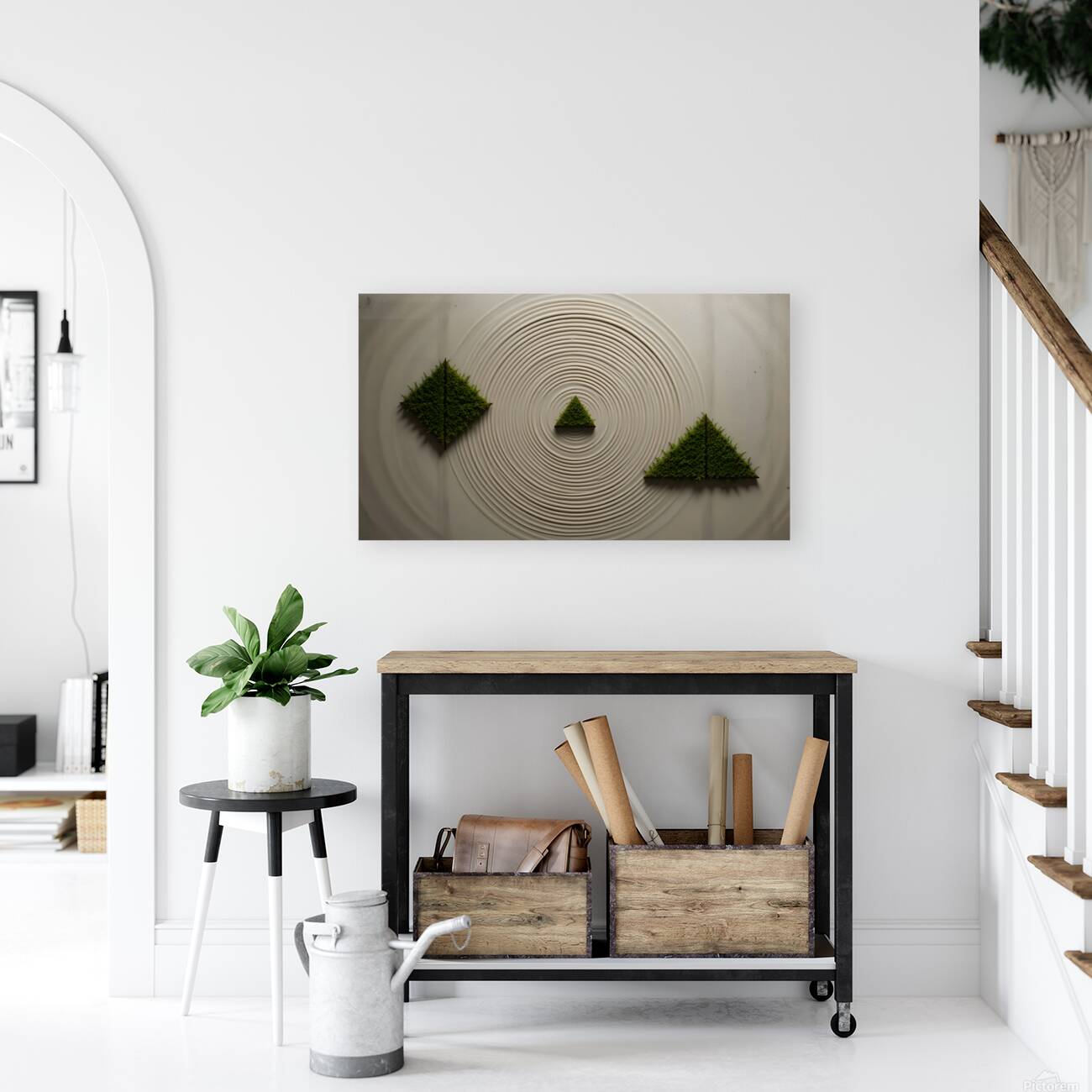 Zen Intersections: Moss & Circles Reproduction