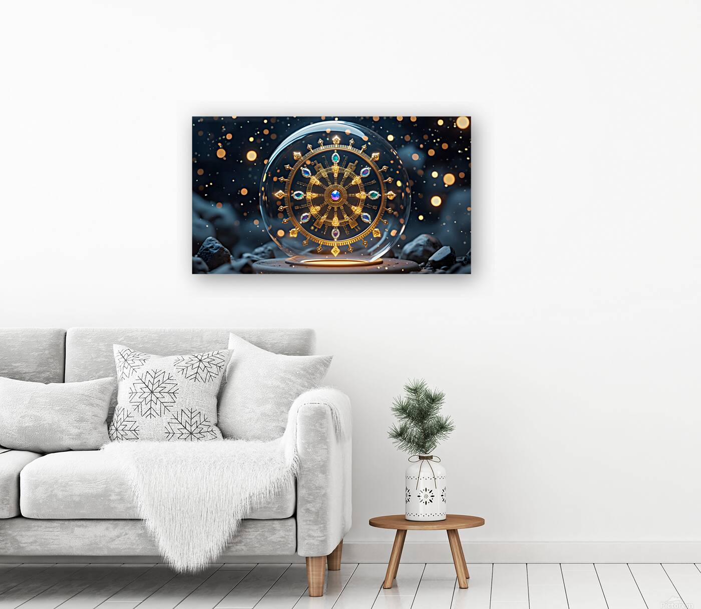 Celestial Circuit Mandala Reproduction