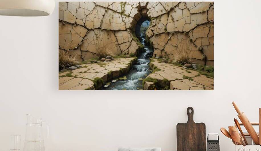 Organic Disruption: River Through the Hexes by osboii ssousi