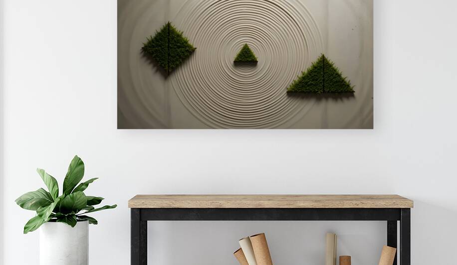 Zen Intersections: Moss & Circles by osboii ssousi