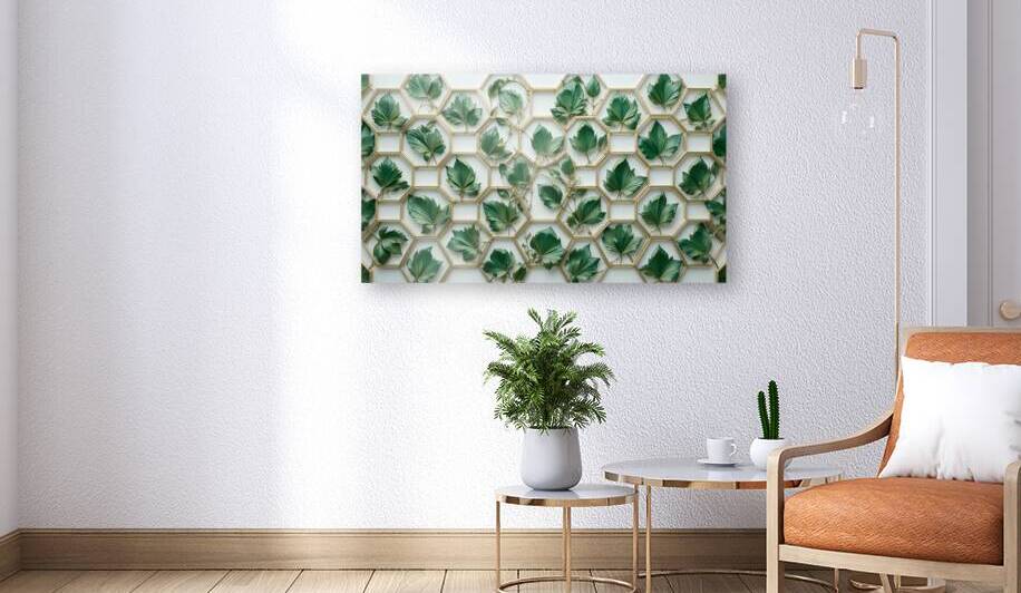 Structured Botanica: The Leaf Grid Series by osboii ssousi