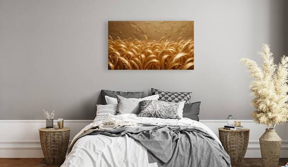 Golden Sway: Fields of Stillness by osboii ssousi