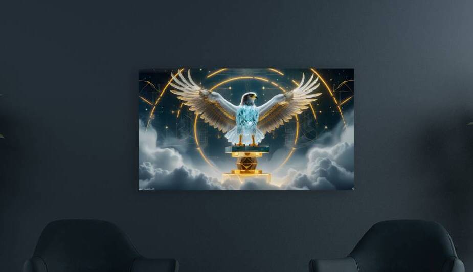 Crystal Falcon of Sacred Code by osboii ssousi