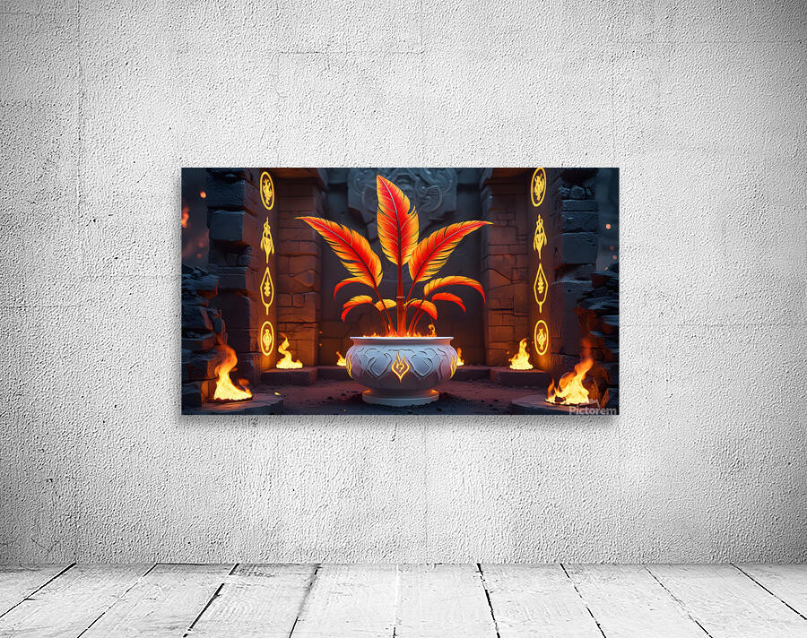 Phoenix Bloom: The Flameborn Relic Wall Preview