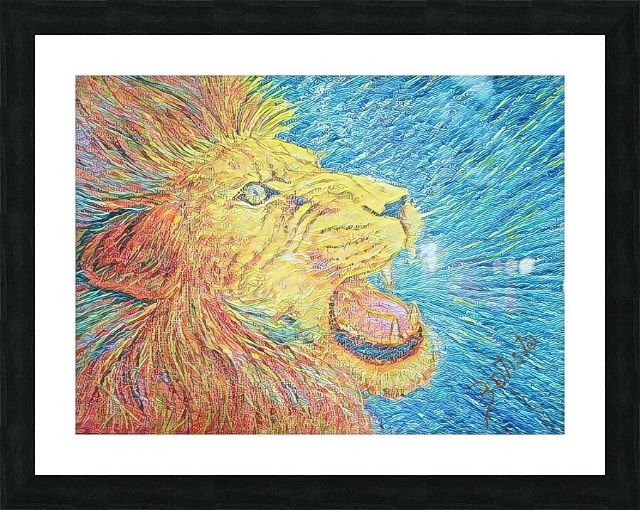 Leon de Juda Picture Frame print