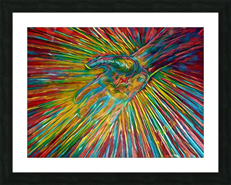 Gloria Celestial Picture Frame print