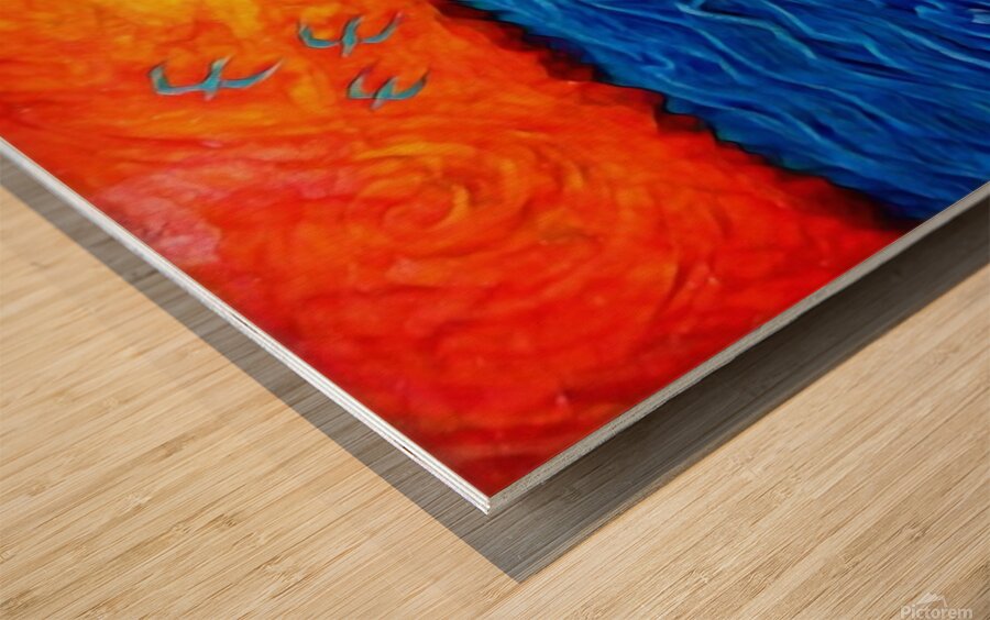 La Paz en tiempos de crisis Wood print