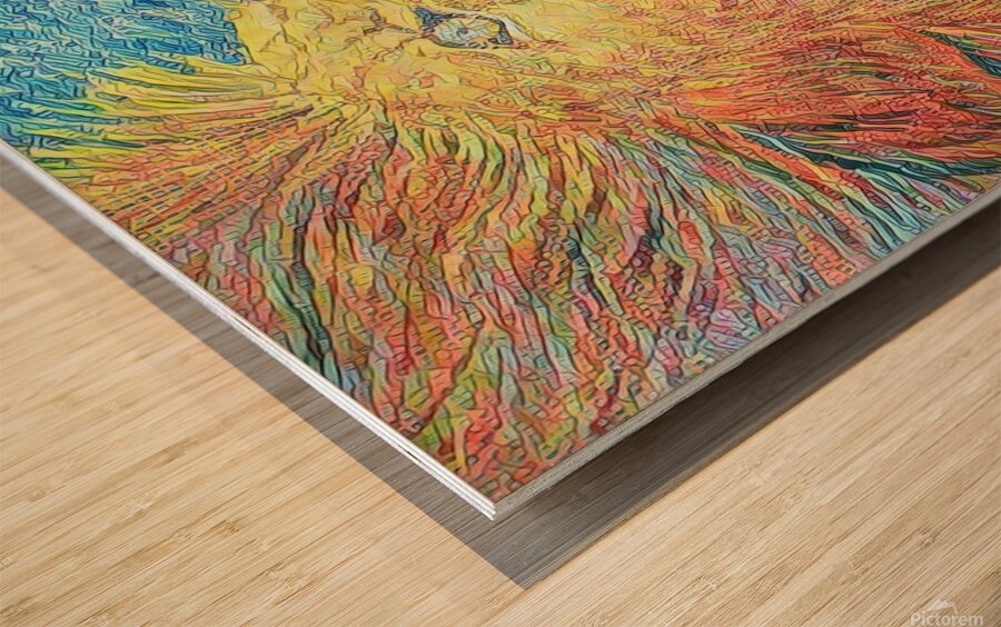 Leon de Juda Wood print