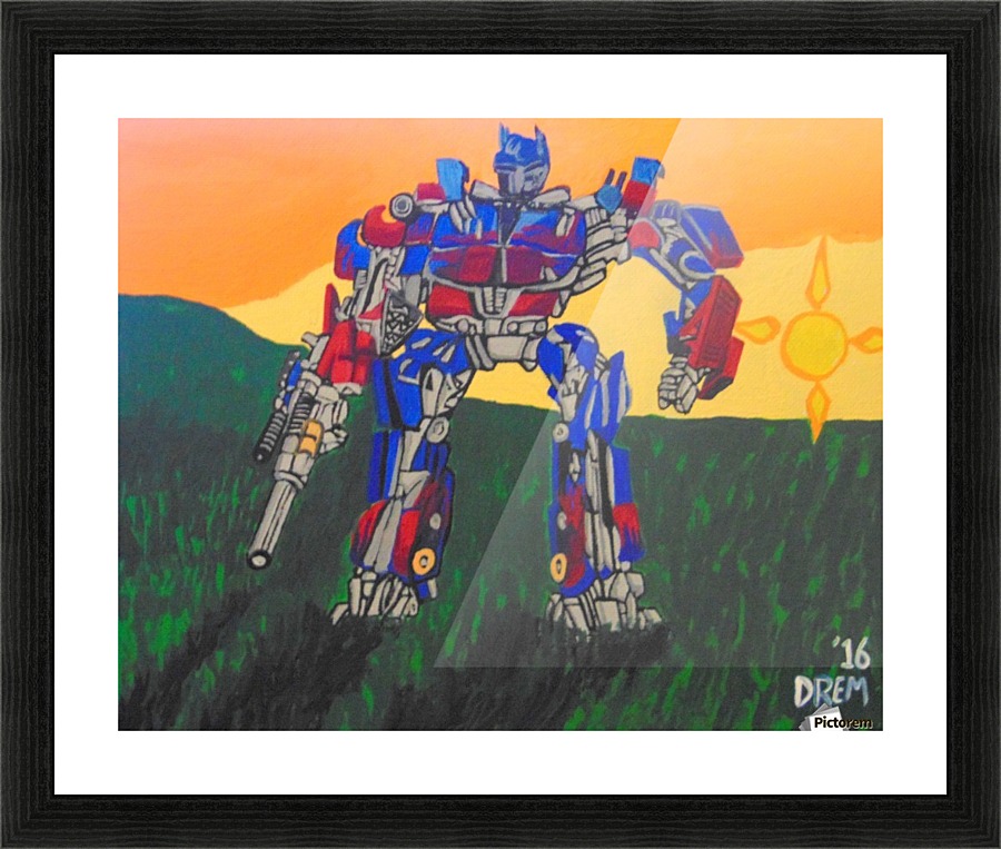 Optimus Prime  Picture Frame print