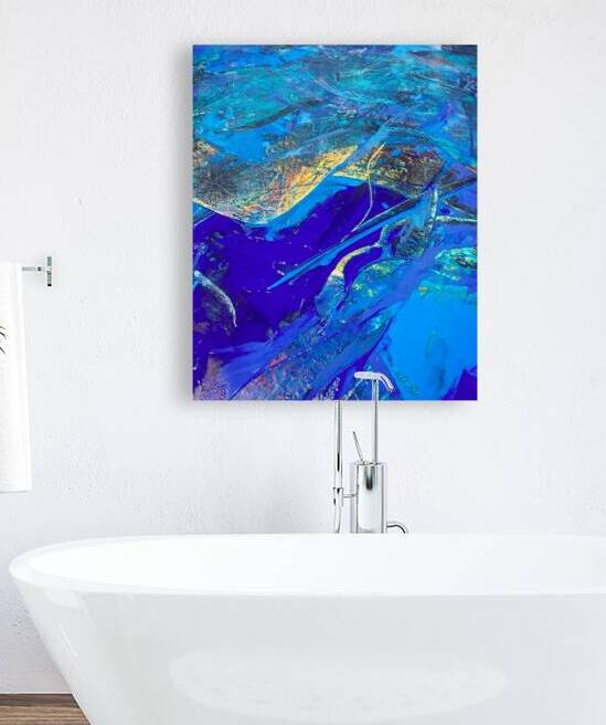 Heaven Meets Blue Sea II by Maki Schwartz