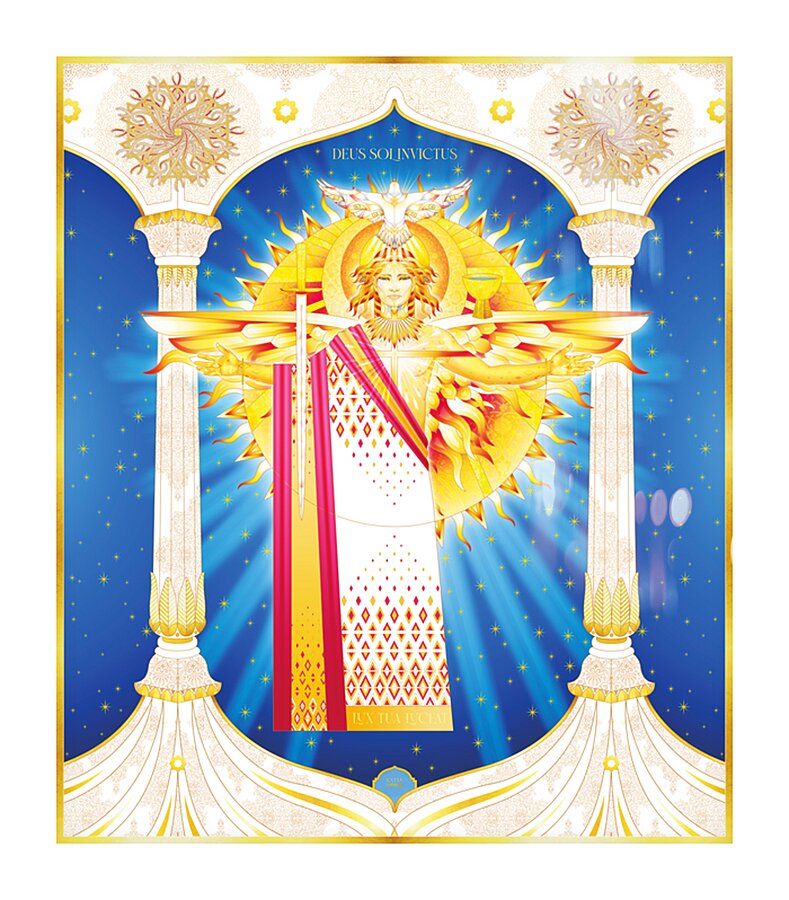 DEUS SOL INVICTUS Picture Frame print