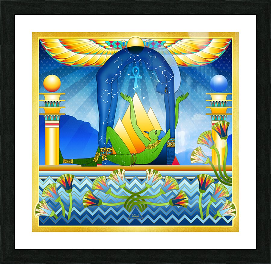 NUIT GEB LOVE Picture Frame print