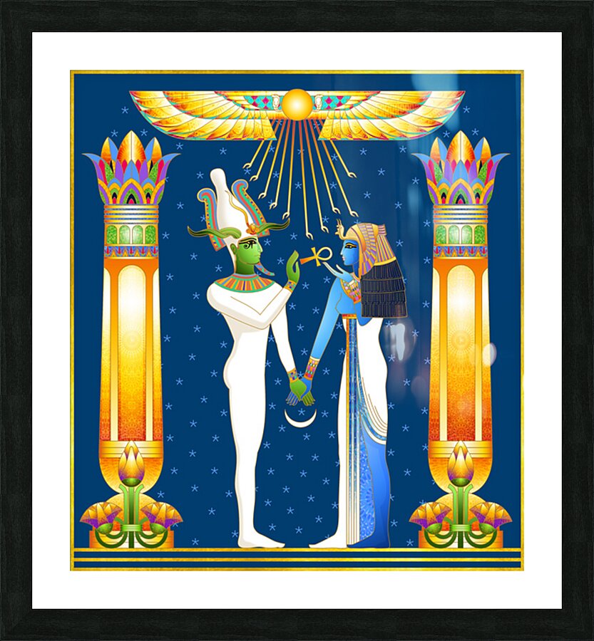 OSIRIS ISIS Picture Frame print
