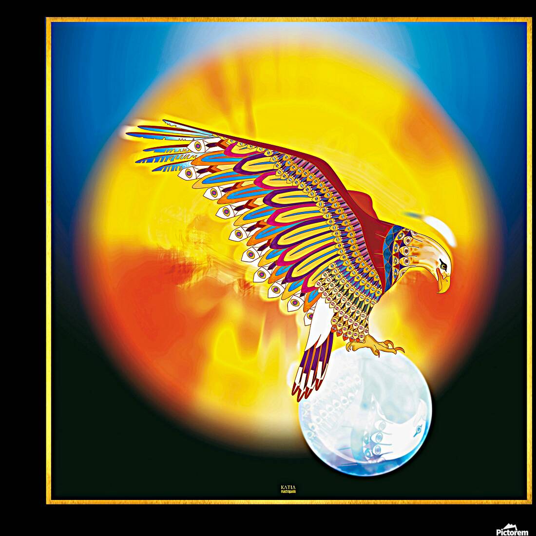 GOLDEN EAGLE DARK Reproduction