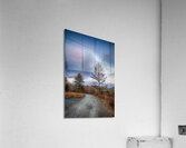 Empty Country Road Pocono Mountains Acrylic Print