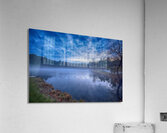 Mysterious Mist on the Pond Acrylic Print
