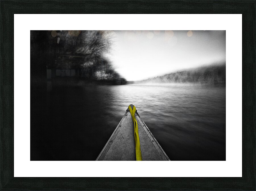 Canoeing Picture Frame print