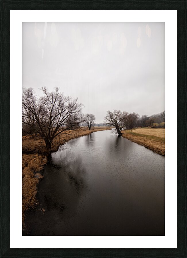 Wallkill River Sussex New Jersey Vertical Picture Frame print