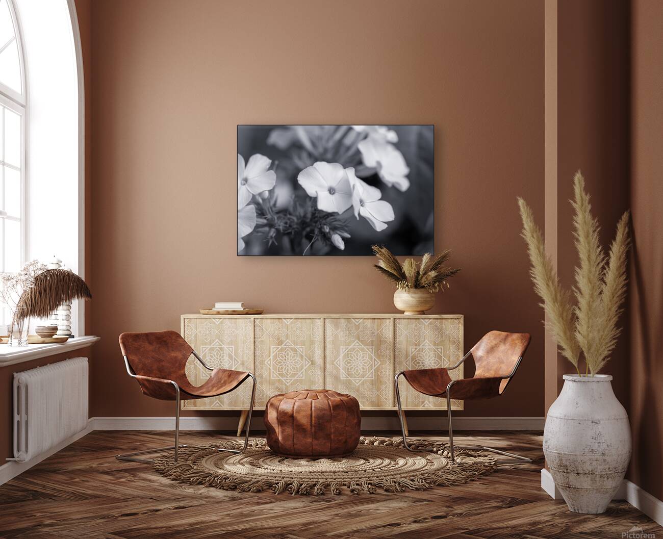 Summer Phlox Flowers Blue Tone  Reproduction