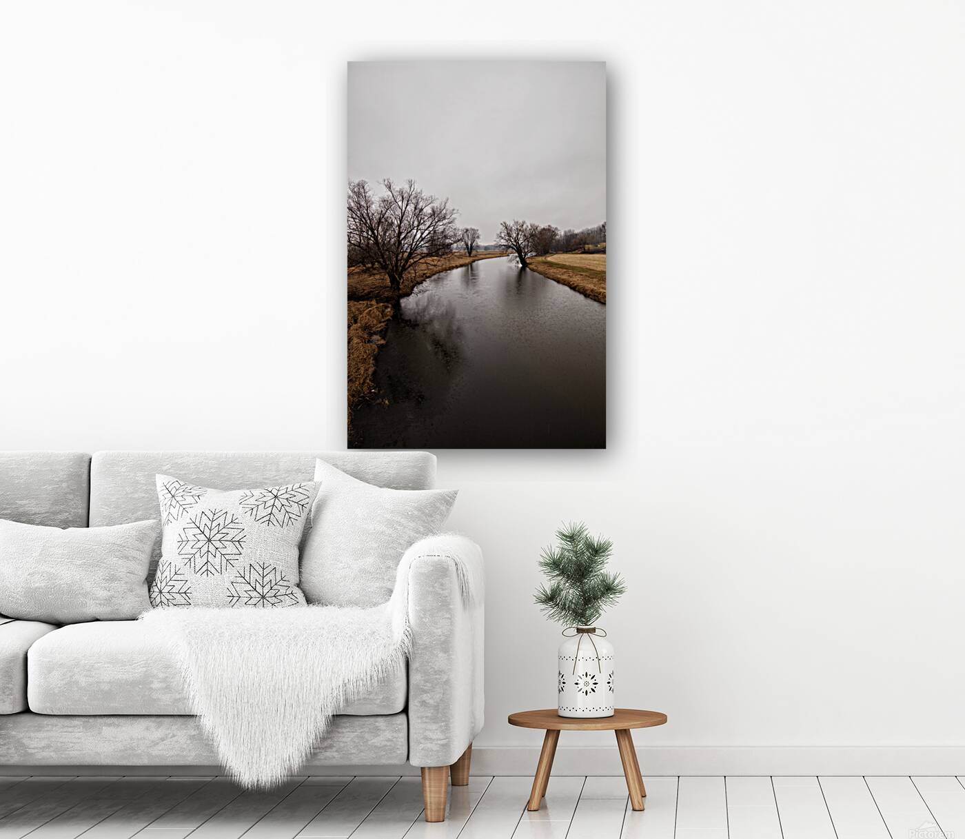 Wallkill River Sussex New Jersey Vertical Reproduction
