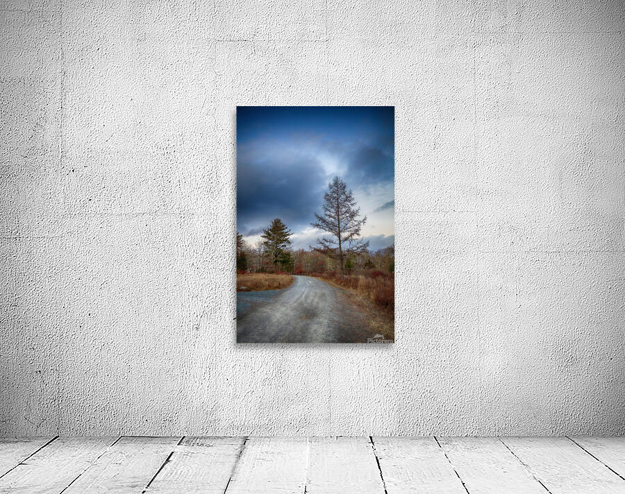 Empty Country Road Pocono Mountains Wall Preview
