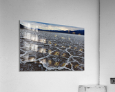 Salt Flats at Sunset Acrylic Print