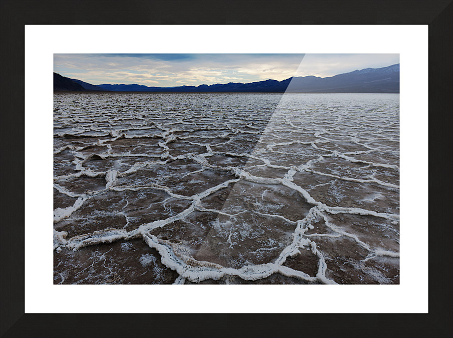 Salt Flats at Sunset Picture Frame print