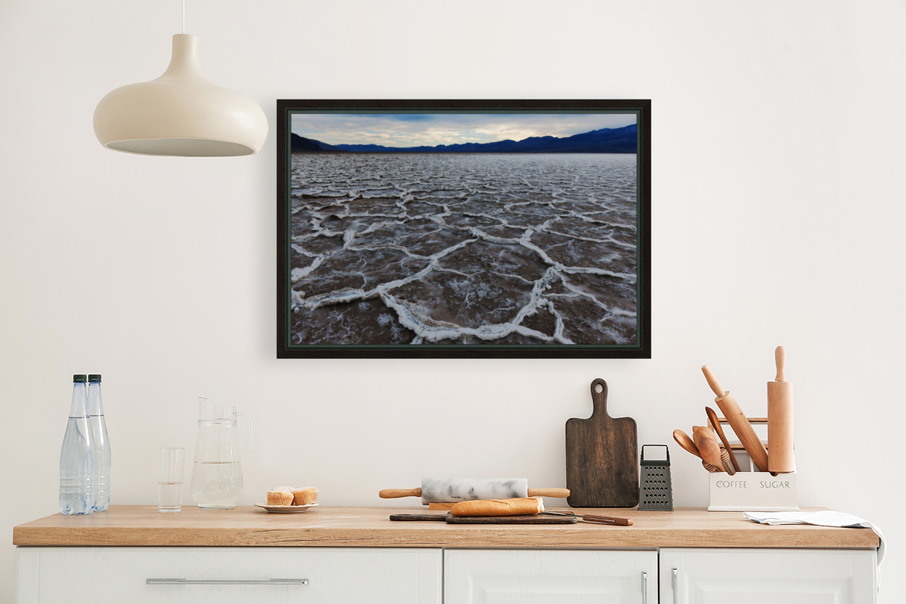 Salt Flats at Sunset Reproduction