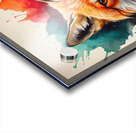powerful colorful fox Acrylic print