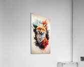 powerful colorful fox Acrylic Print
