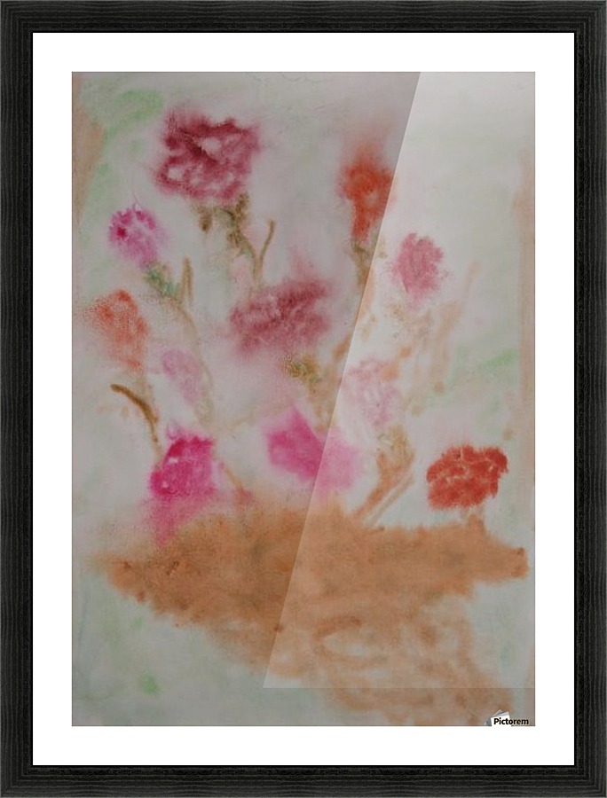 Carnations Picture Frame print
