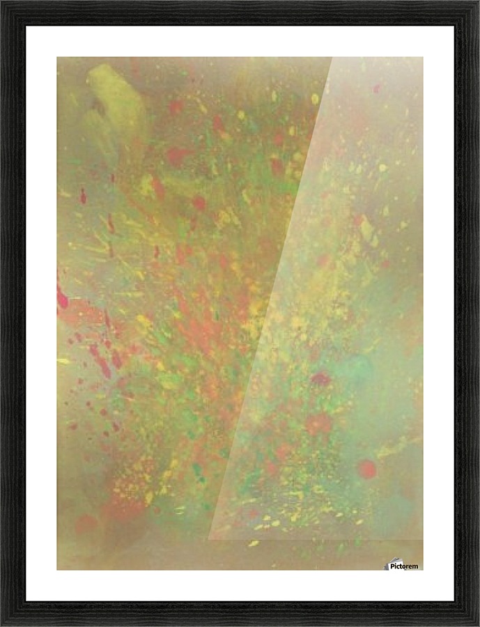 Cosmic explosion Picture Frame print