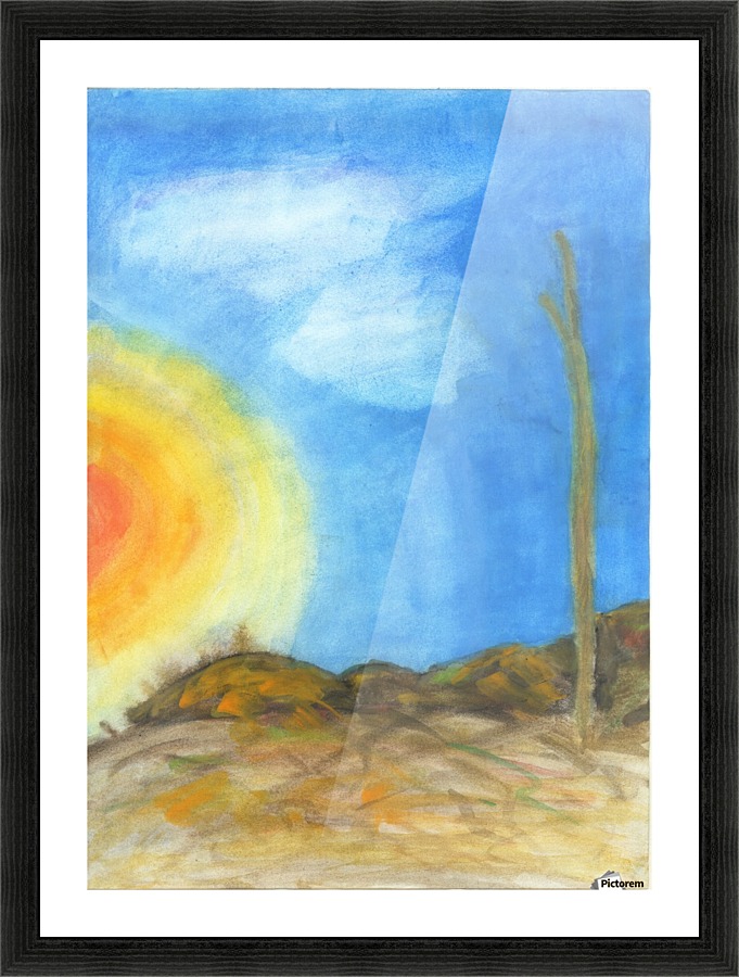 Solitude Picture Frame print