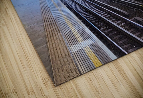 London Tube station tunnel with multiple tracks Creative Endeavors - Steven Oscherwitz puzzle