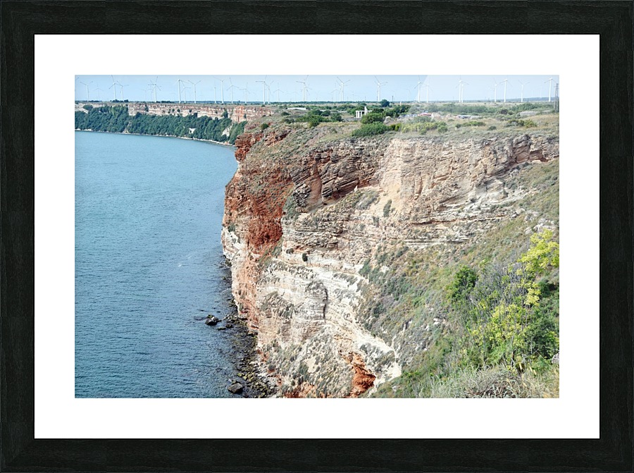 Kaliakra Cliffs Nature Picture Frame print