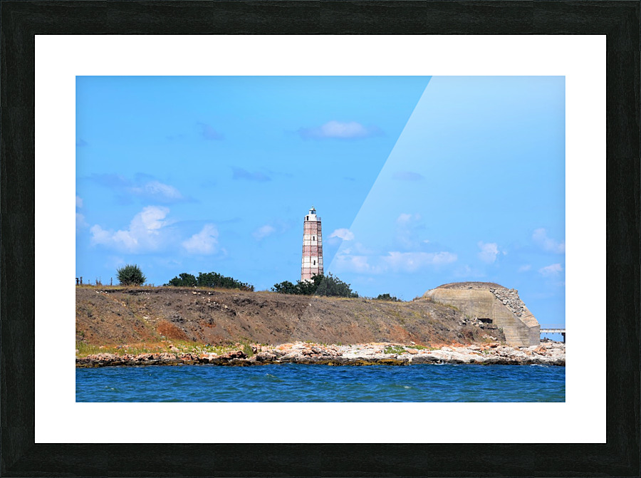 Lighthouse Landscape Picture Frame print