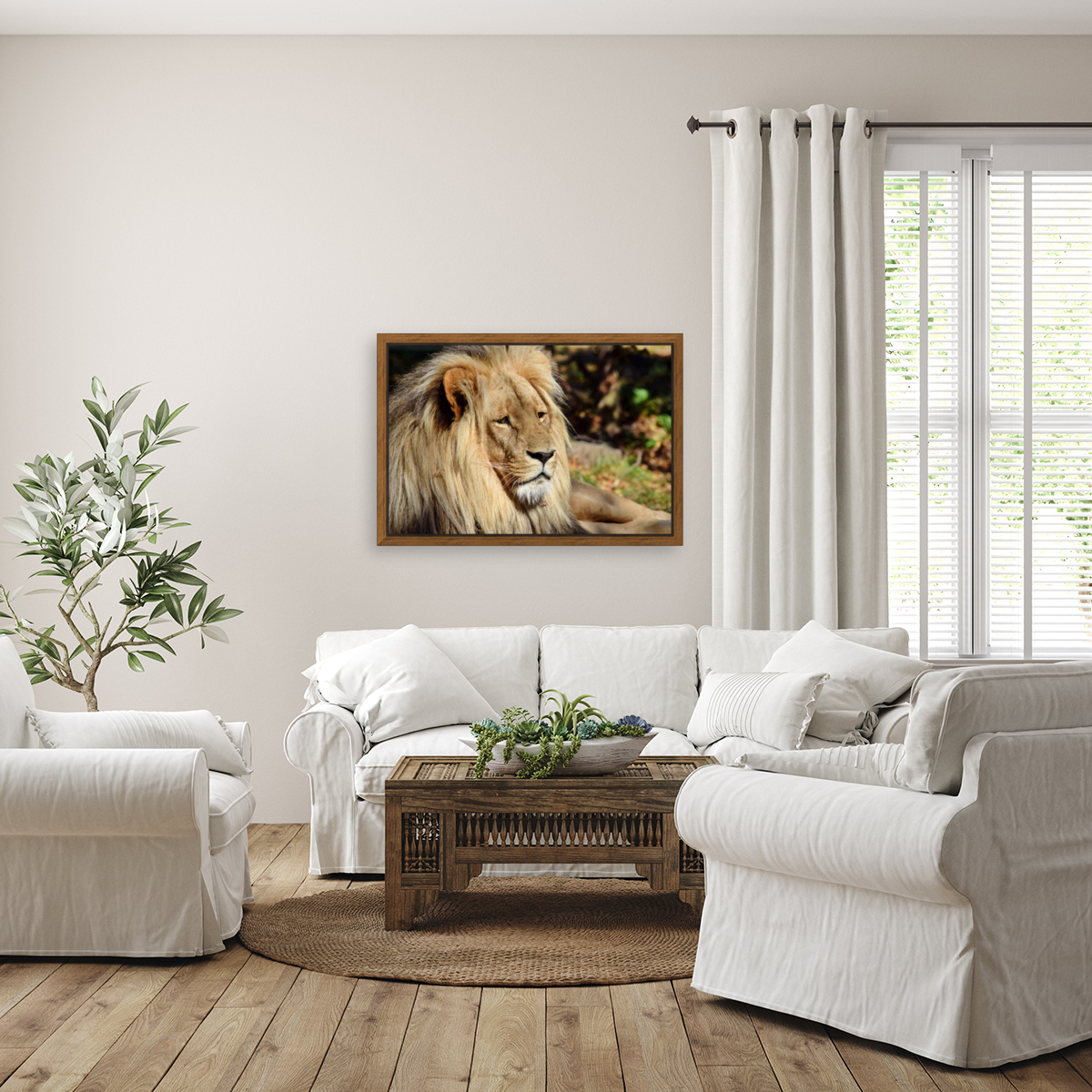 Lion Portrait Reproduction