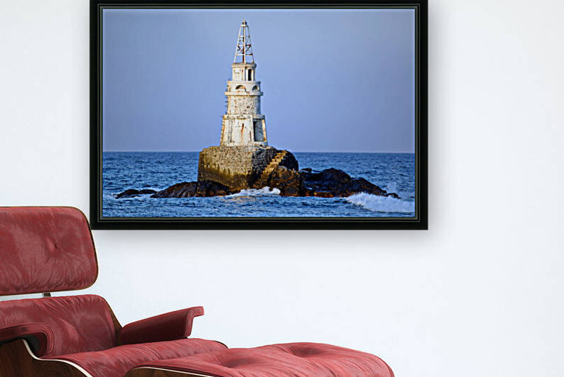 Seaside Lighthouse Bulgaria by Kikkia Jackson