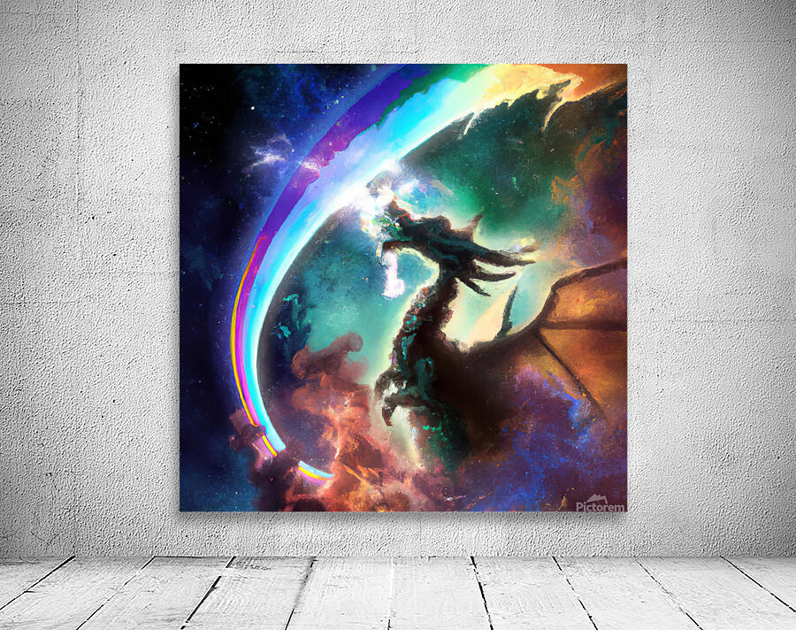 Space Dragon Wall Preview
